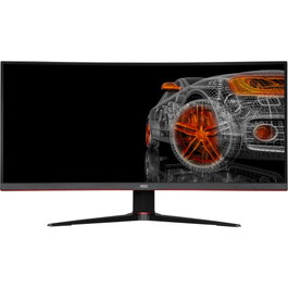 AOC CU34G2XP/B / CU34G2XP/BK Noir, rouge 86,4 cm (34 pouces)