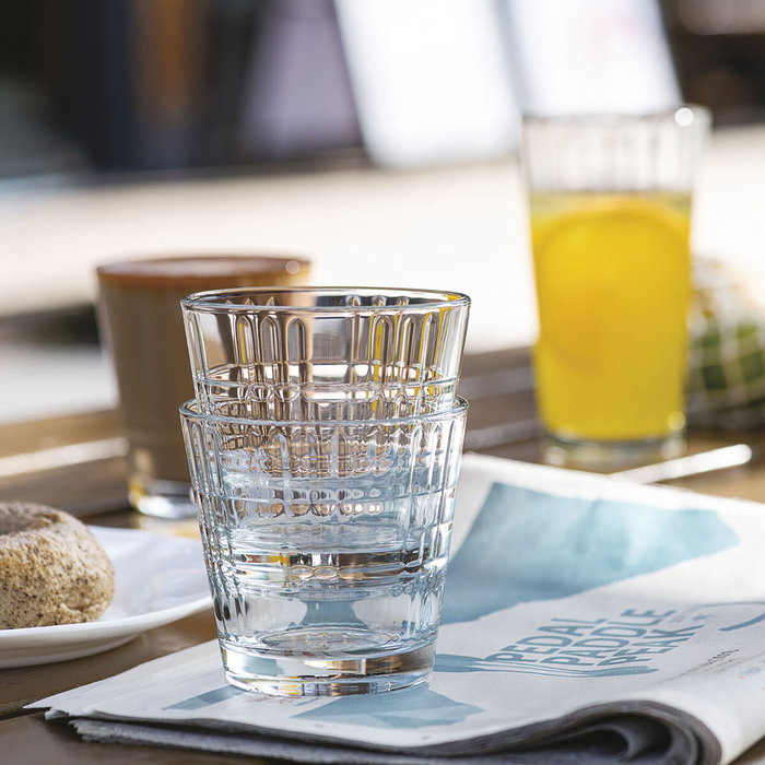 Arcoroc Set de Verres Stack'up Cross Transparent 210 ml, 6 Unités Arcoroc Set de Verres Stack'up Cross Transparent 210 ml, 6 Unités
