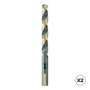 Bluemaster Broca DIN 338 HSS-Co Ø 7,00 mm split point antidérapante inox