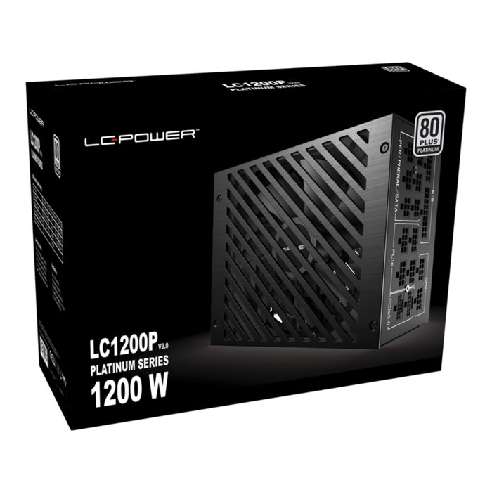 LC-Power LC1200P V3.0 1200 W Platinum, Noir LC-Power LC1200P V3.0 1200 W Platinum, Noir
