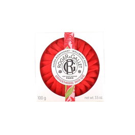Roger & Gallet Savon Parfumé GINGEMBRE ROUGE 100 gr - Savon Rond Traditionnel pour Peau Douce