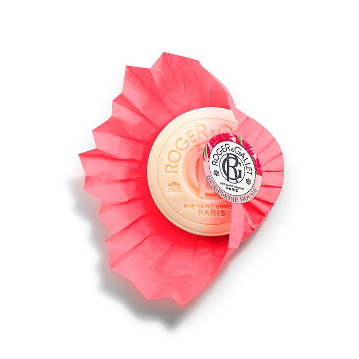Roger & Gallet Savon Parfumé GINGEMBRE ROUGE 100 gr - Savon Rond Traditionnel pour Peau Douce Roger & Gallet Savon Parfumé GINGEMBRE ROUGE 100 gr - Savon Rond Traditionnel pour Peau Douce