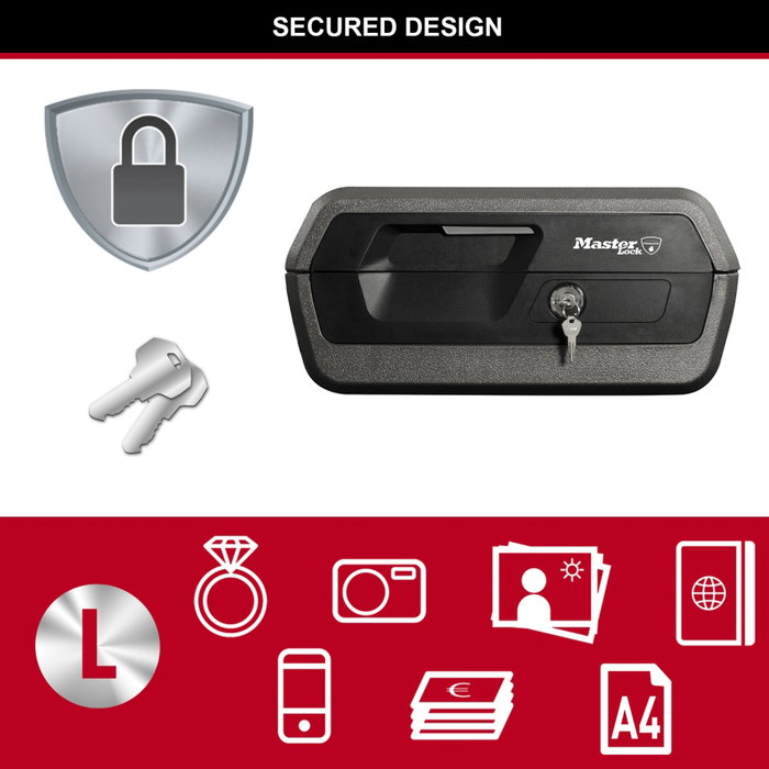 Master Lock Coffret de sécurité ignifuge LCFW30100 Master Lock Coffret de sécurité ignifuge LCFW30100