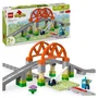 LEGO DUPLO Ma Ville 10426 Set d'Extension Rails et Pont pour Train, Jouet d'Éveil 42 Pièces pour Enfants dès 2 Ans