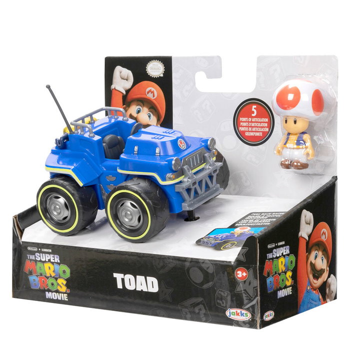JAKKS PACIFIC Figurine Toad de Mario Kart - Personnage de collection - 7 cm JAKKS PACIFIC Figurine Toad de Mario Kart - Personnage de collection - 7 cm