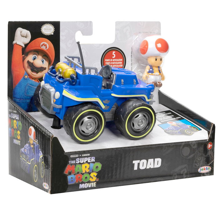 JAKKS PACIFIC Figurine Toad de Mario Kart - Personnage de collection - 7 cm JAKKS PACIFIC Figurine Toad de Mario Kart - Personnage de collection - 7 cm