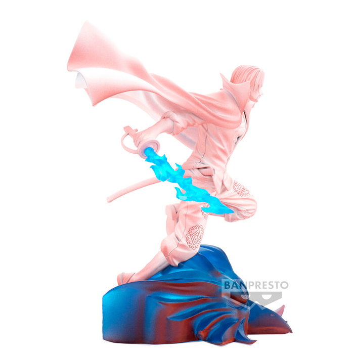 BANPRESTO Figure Shanks Senkozekkei One Piece Film Red - Figurine de collection de 11 cm - Pour 15 ans et plus