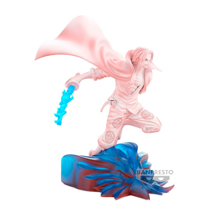BANPRESTO Figure Shanks Senkozekkei One Piece Film Red - Figurine de collection de 11 cm - Pour 15 ans et plus