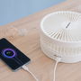 Ventilateur Rechargeable Pliable 3 en 1 Fandle InnovaGoods Ø7,7'' 7200 mAh