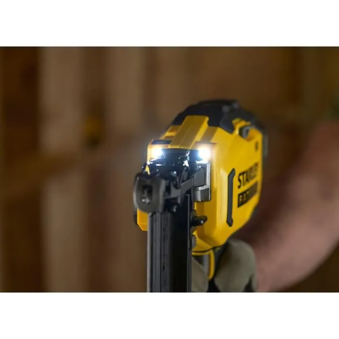 Stanley Fatmax SFMCN616B-XJ - Cloueur de finition sans fil 18V - Clous de 35 à 64 mm - Sans batterie - Grande maniabilité et éclairage LED