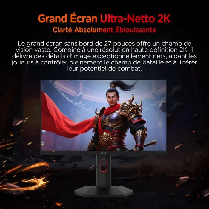HKC G27H4P Écran PC Gamer 27'' QHD 320Hz Fast IPS 1ms