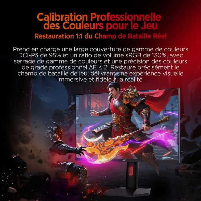 HKC G27H4P Écran PC Gamer 27'' QHD 320Hz Fast IPS 1ms