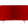 Sencor Radiateur intelligent Wi-Fi en verre SCF 4742RD - 2400 W - Rouge