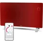 Sencor Radiateur intelligent Wi-Fi en verre SCF 4742RD - 2400 W - Rouge