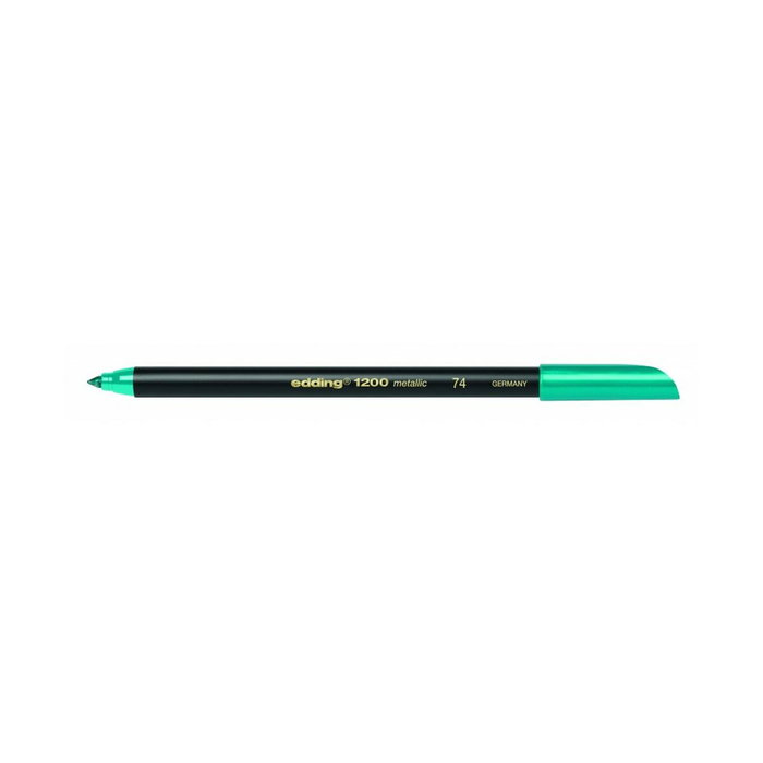 Edding 1200 Marqueur Metallic Vert (10 Unités)推进