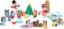 Bluey calendrier de l'avent Mini-Figurines