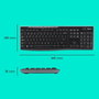Logitech MK270 Combo clavier et souris sans fil Noir
