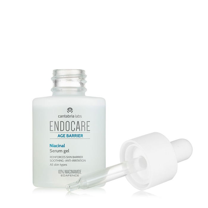 Endocare Gel Sérum Age Barrier Niacinal avec Niacinamide et Acide Hyaluronique - 30 ml