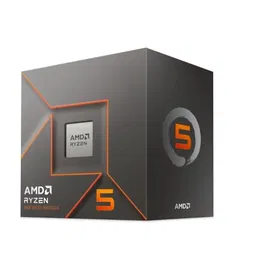 AMD - Processeur Ryzen 5 8400F 6-Core, 4.2 GHz, Cache 6 Mo L2 + 16 Mo L3, Socket AM4 (100-100001591BOX)