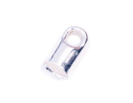 Innspiro Terminal métallique tube anilla argenté 3,2x5,6mm