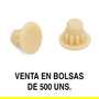 Herrajes ALK, Tapa Mina Ag. 5Mm Pino (500U) - Couvercle en bois de pin 5 mm, lot de 500 unités