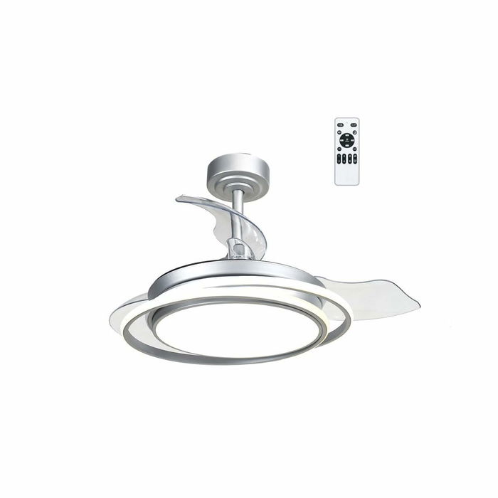 Ventilateur de Plafond CristalRecord Argenté 40 W Ø 40 cm