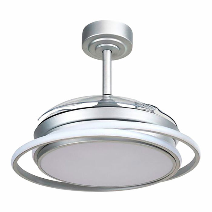 Ventilateur de Plafond CristalRecord Argenté 40 W Ø 40 cm
