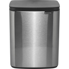 Brabantia BO Poubelle 12 Litre Acier Mat Anti-traces