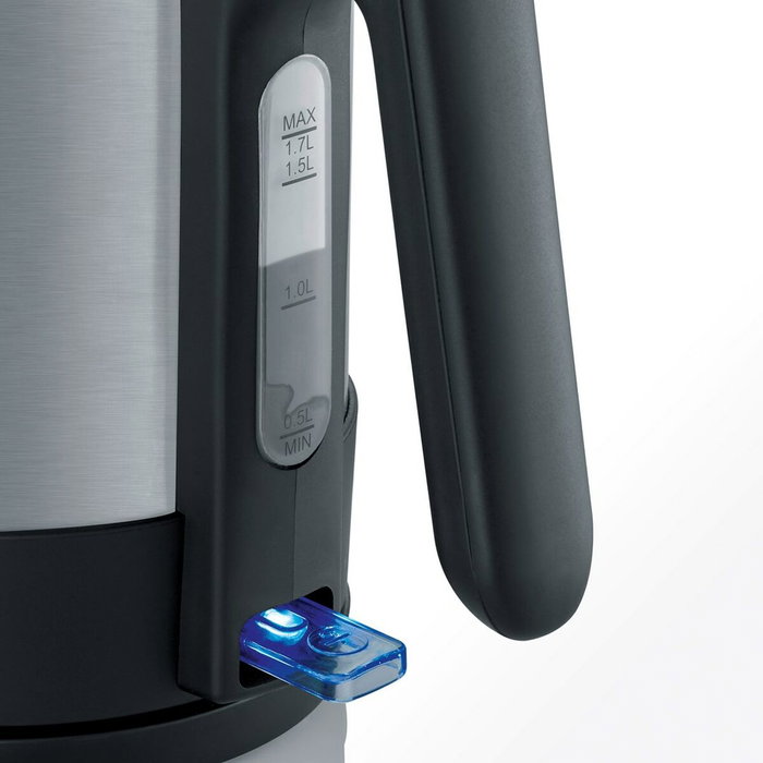 Severin Bouilloire en acier inoxydable 1,7 l Noir WK 3409