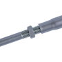WOLFPACK LINEA PROFESIONAL Ferme-porte avec retenedor, Force 4, Argent (Portes 90/120 cm.)