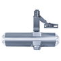 WOLFPACK LINEA PROFESIONAL Ferme-porte avec retenedor, Force 4, Argent (Portes 90/120 cm.)