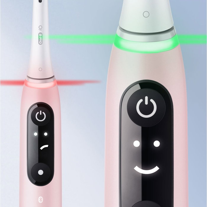 Oral-B iO Series 6 Rose et Blanc avec Étui de Transport