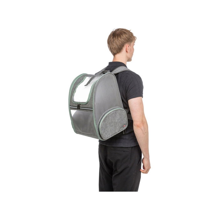 Sac à dos pour animaux de compagnie Trixie Gris clair 39 × 43 × 27 cm
