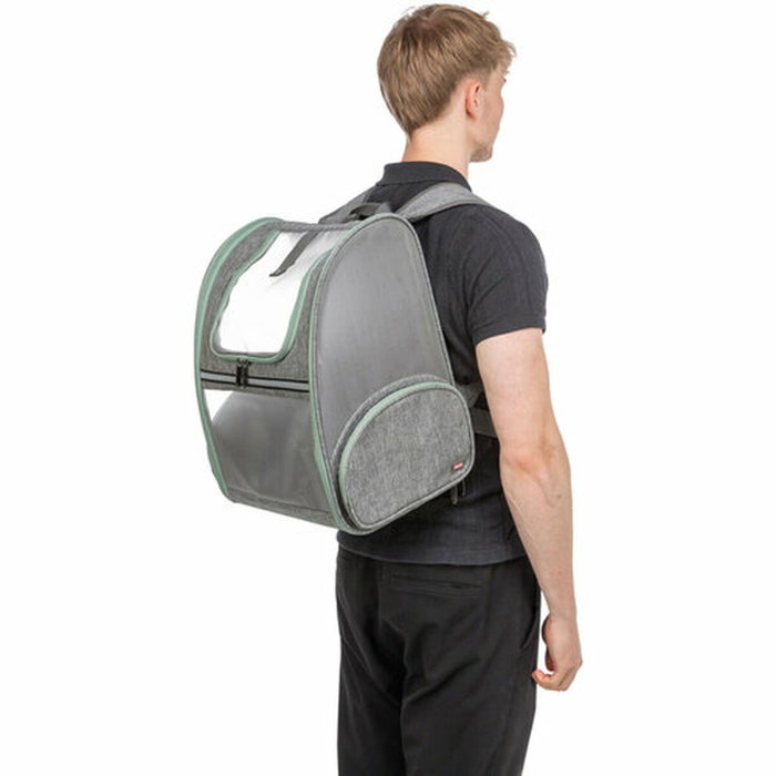 Sac à dos pour animaux de compagnie Trixie Gris clair 39 × 43 × 27 cm