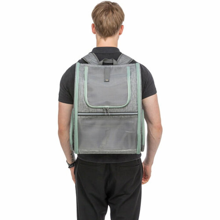 Sac à dos pour animaux de compagnie Trixie Gris clair 39 × 43 × 27 cm