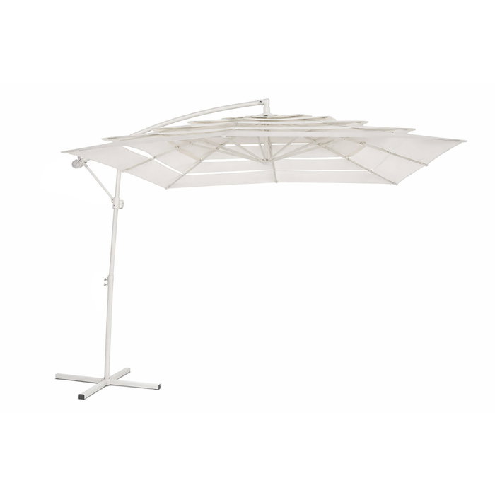 Home ESPRIT Parapluie Blanc 250 x 250 x 250 cm Home ESPRIT Parapluie Blanc 250 x 250 x 250 cm