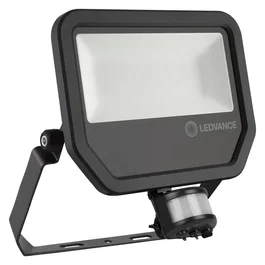 Ledvance Projecteur LED 50 W, 5500 lm, 3000 K, Blanc Chaud, IP65 avec Capteur