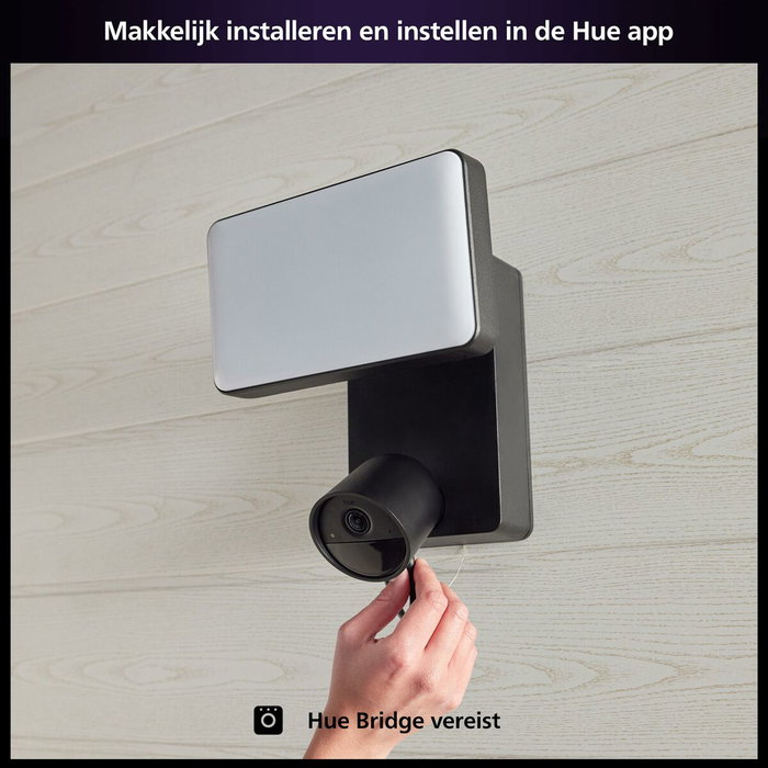 Philips Hue Secure Projecteur avec Caméra de Sécurité Intelligente 1080P