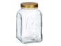 Pasabahce Pot Homemade 1500ml Verre Transparent et Doré 10.7x19.3x10.7 cm (Set de 12)
