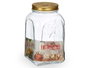 Pasabahce Pot Homemade 1500ml Verre Transparent et Doré 10.7x19.3x10.7 cm (Set de 12)