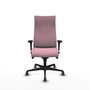 Piqueras Y Crespo Fauteuil Albacete Rose avec Mécanisme Synchrone et Accoudoirs 1D