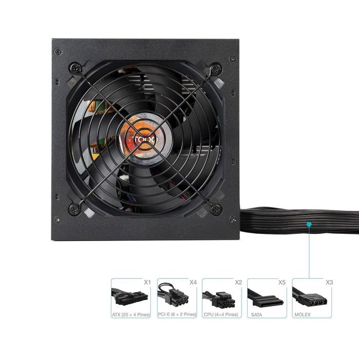 Écran TooQ TQHELIOS-850SP 850 W 50 W 80 Plus Bronze