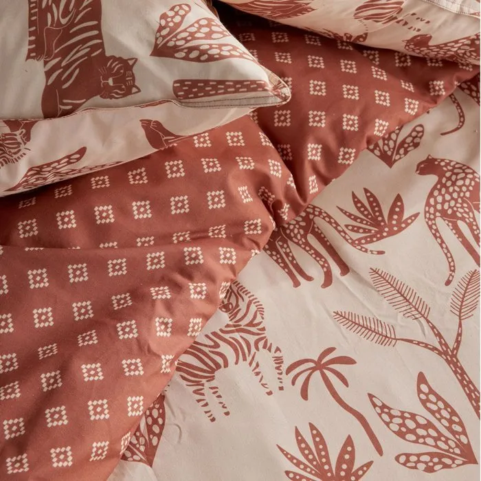 Today Parure de Lit Imprimé Floral Jungle 260 x 240 cm Today Parure de Lit Imprimé Floral Jungle 260 x 240 cm