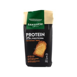 Santiveri Pan Tostado Proteico Vegan 240g - Riche en protéines et fibres