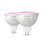 Philips Hue White and Color Ambiance - Ampoule LED intelligente connectée MR16 GU5.3 (Blanc & Couleur) - Compatible Pont Hue
