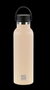 Safta Bouteille isotherme avec revêtement extérieur en caoutchouc, 600 ml, couleur moka, 25x7.3x7.3 cm