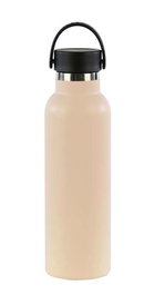 Safta Bouteille isotherme avec revêtement extérieur en caoutchouc, 600 ml, couleur moka, 25x7.3x7.3 cm