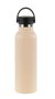 Safta Bouteille isotherme avec revêtement extérieur en caoutchouc, 600 ml, couleur moka, 25x7.3x7.3 cm