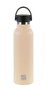 Safta Bouteille isotherme avec revêtement extérieur en caoutchouc, 600 ml, couleur moka, 25x7.3x7.3 cm