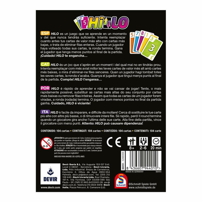 Jeux de cartes Devir BGHILEE